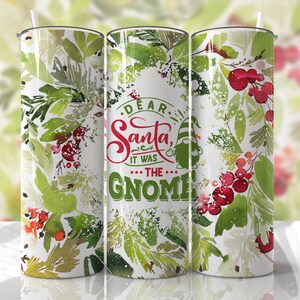 Grappig kerstbekerontwerp Naadloze sublimatieontwerpen downloads - magere beker 20oz-ontwerp - png