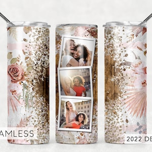 3 ruimte fotobeker bloemen boho naadloos voor foto's sublimatie ontwerpen downloads - mager 20oz - png 2022