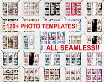 120+ Photo Tumbler Bundle Tumbler Wraps PNG Seamless for Pictures Sublimation Designs Downloads Tumbler Drive - Skinny 20oz - PNG 2022