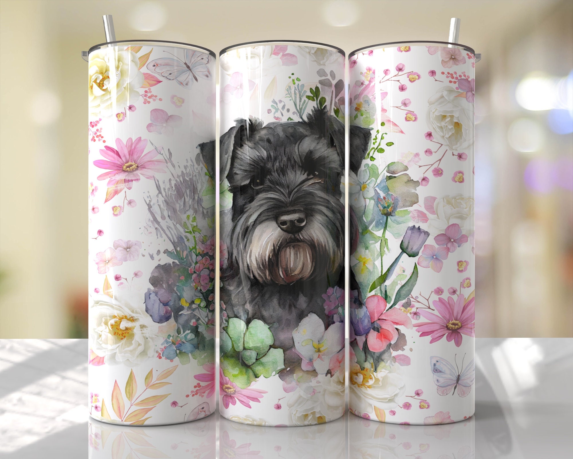 Graffiti Dog Schnauzer Animals Paint By Numbers