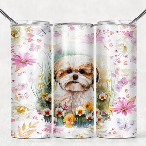Diseño de vaso para mamá perruna Shorkie, PNG, sublimación, descargas - Skinny 20oz - PNG - 2023