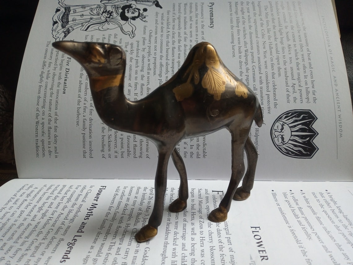 Vintage brass camel ornament camel spirit animal camel totem Etsy