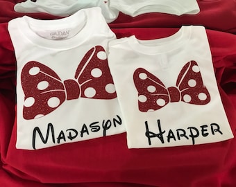 Minnie Mouse Camiseta recién nacido- -1x 2x-6x (pregunte por los precios)