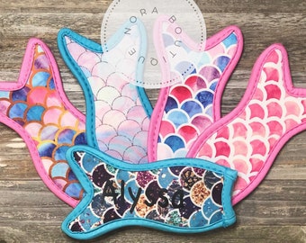 Personalized Fancy Popsicle Holder, Mermaid Popsicle Holder, Neoprene Popsicle Holder, Popsicle Sleeve