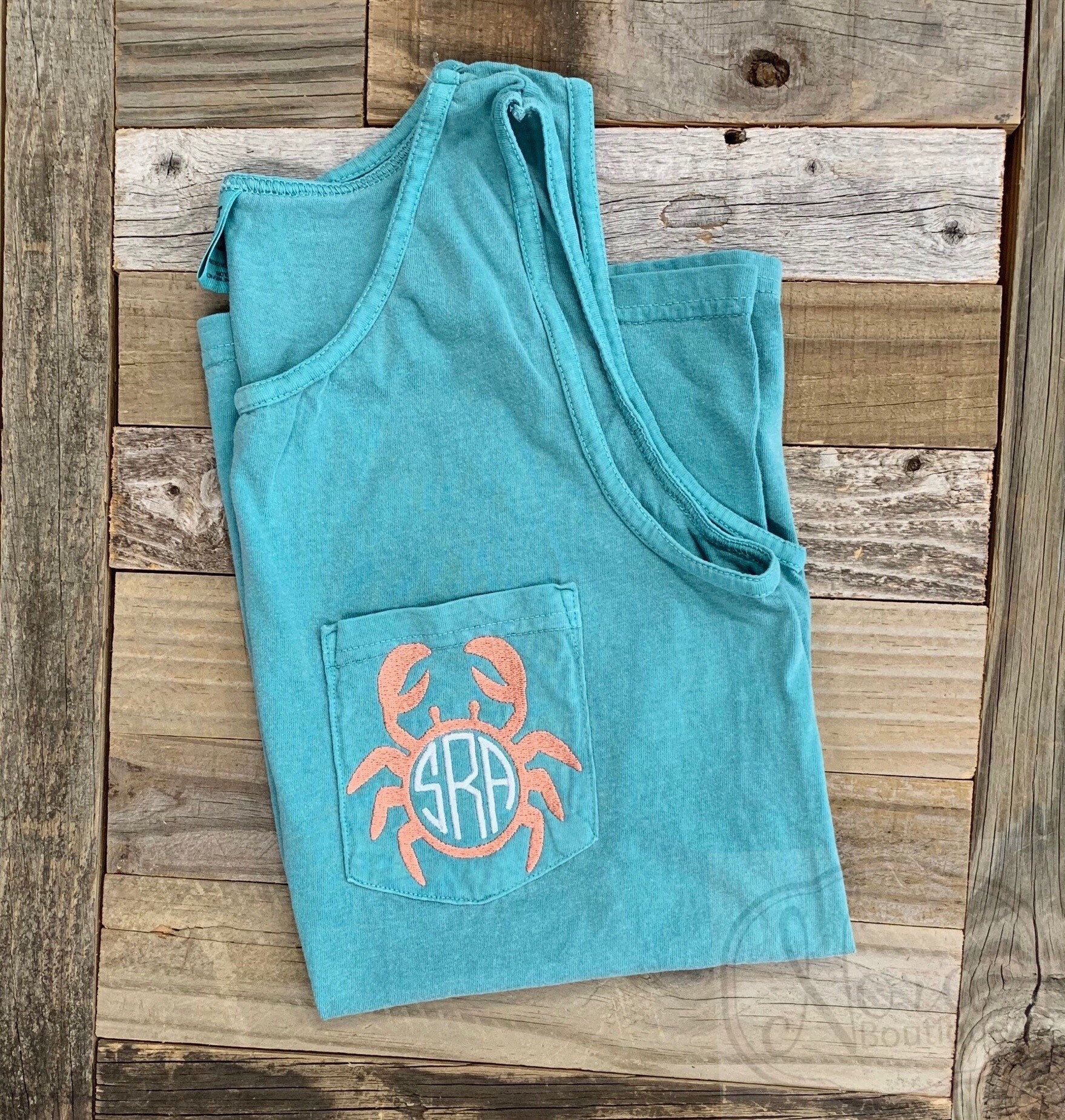 monogrammed pocket tanks monogrammed pocket tanks