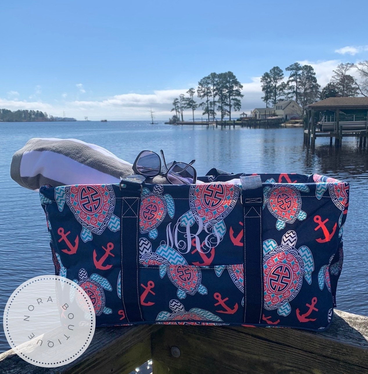 Personalized Large Utility Tote