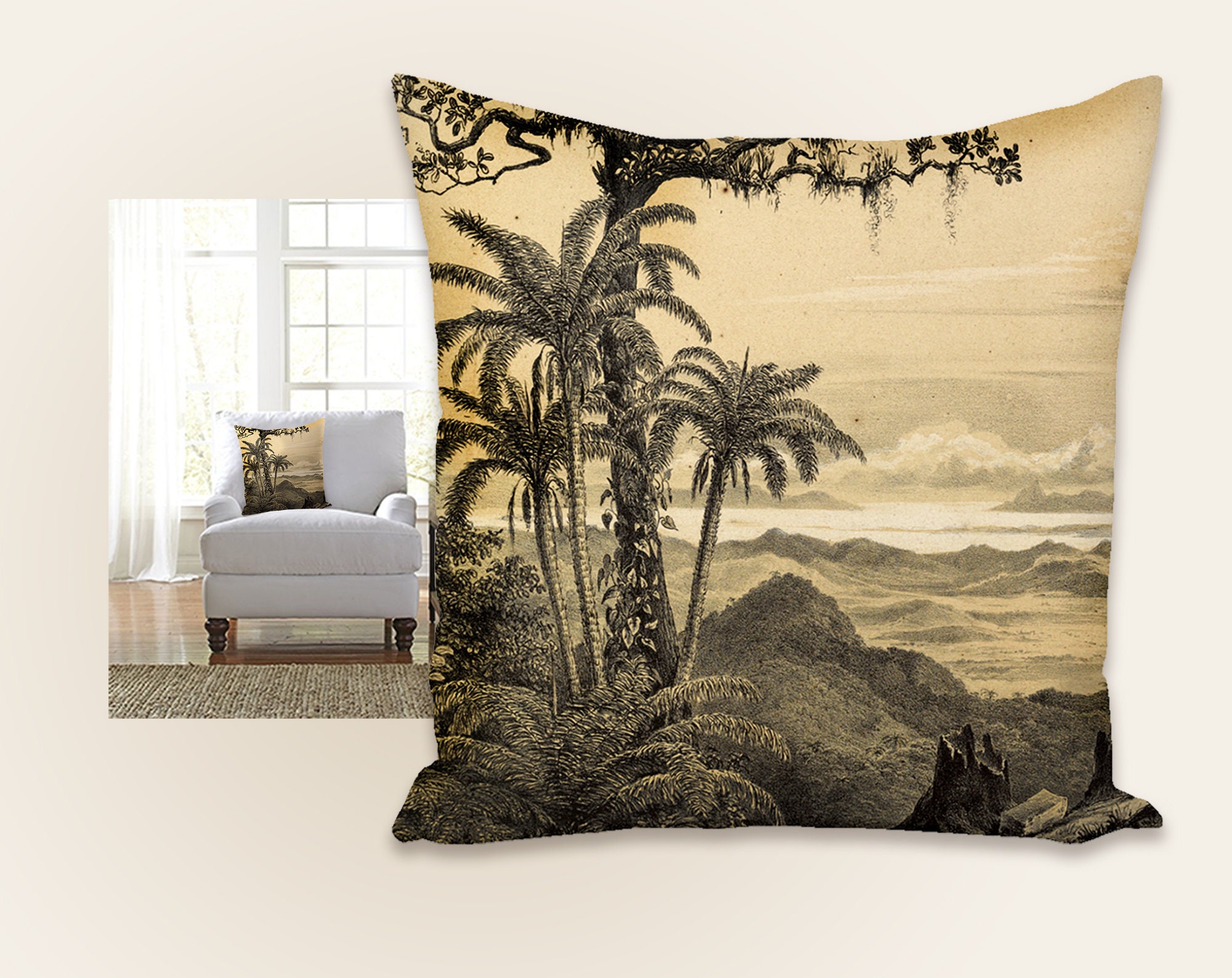 jungle throw pillows