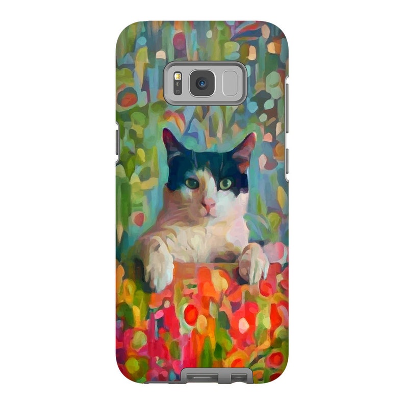 Custom Art Pet Portrait Abstract Floral Style Phone Cases Painting From Photo Custom Painting Digital Painting Custom Pet Portrait