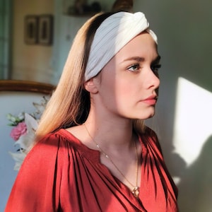 Gift idea for her | Headband | Trendy hairstyle accessory | Springbreak | Print fabric | Ethical fashion | Bohemian | Made in Paris/France