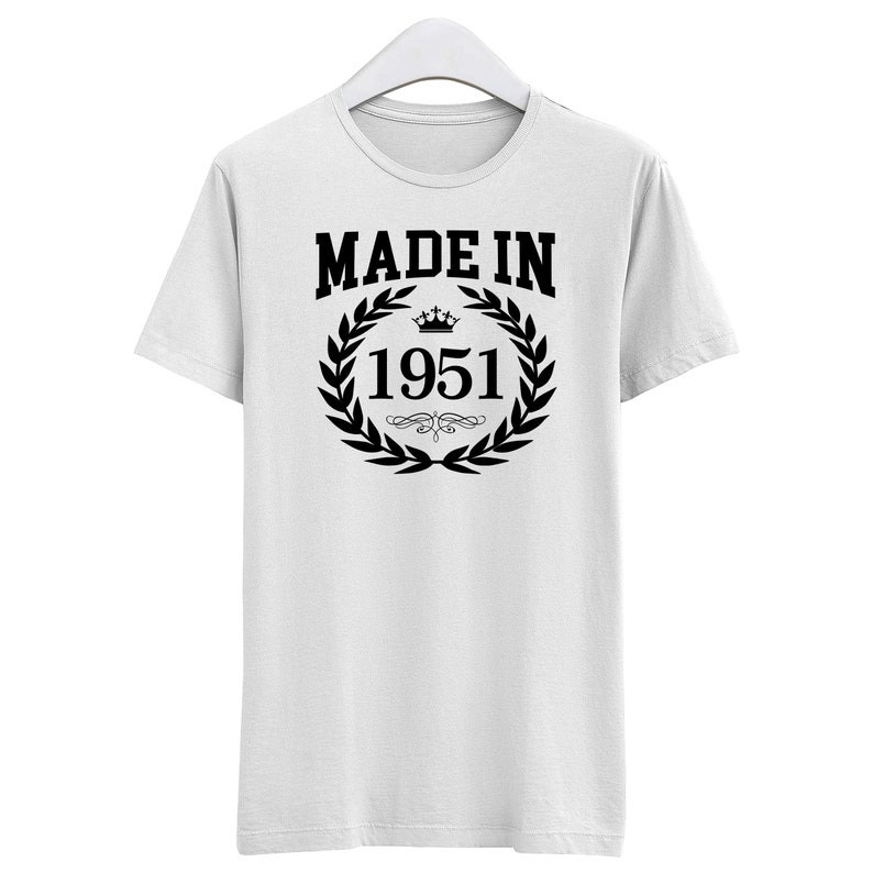 70th Birthday Shirt V263 Birthday Gift for him and her 70th Birthday Present Made In 1951 Unisex T-Shirt