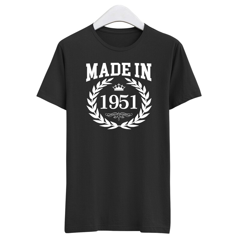 70th Birthday Shirt V263 Birthday Gift for him and her 70th Birthday Present Made In 1951 Unisex T-Shirt