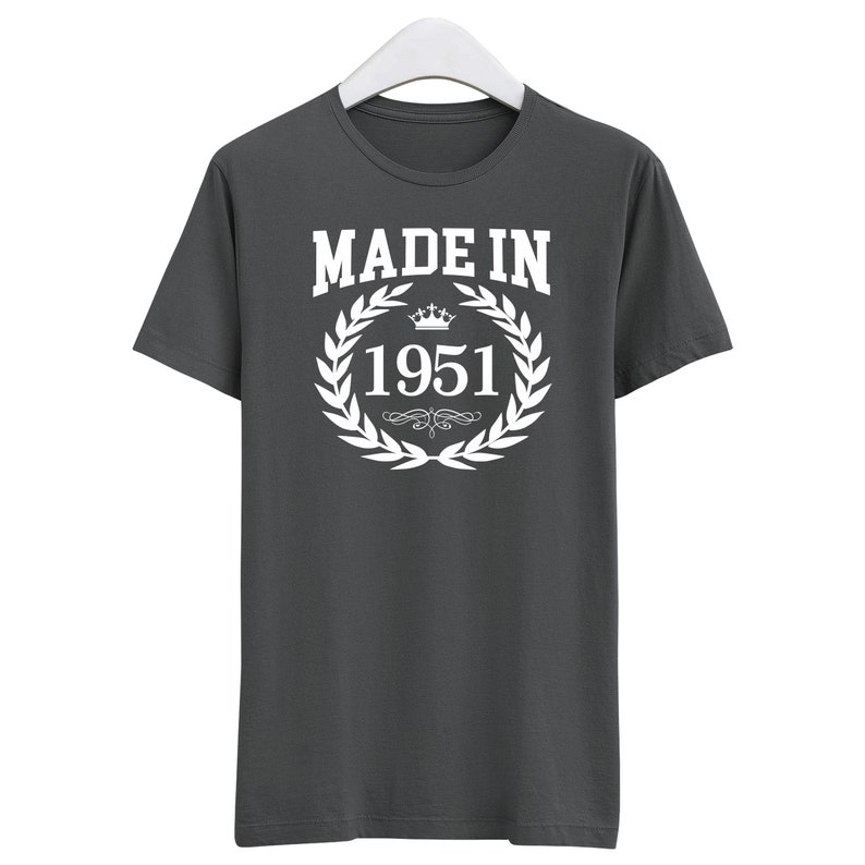 70th Birthday Shirt V263 Birthday Gift for him and her 70th Birthday Present Made In 1951 Unisex T-Shirt
