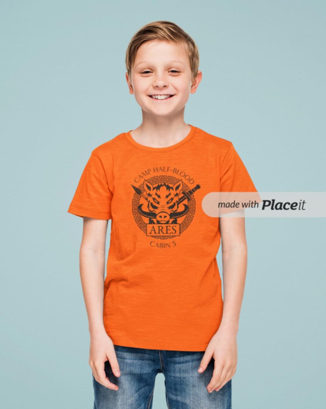 Camp Half Blood Cabin 5 Ares Childrens T-Shirt