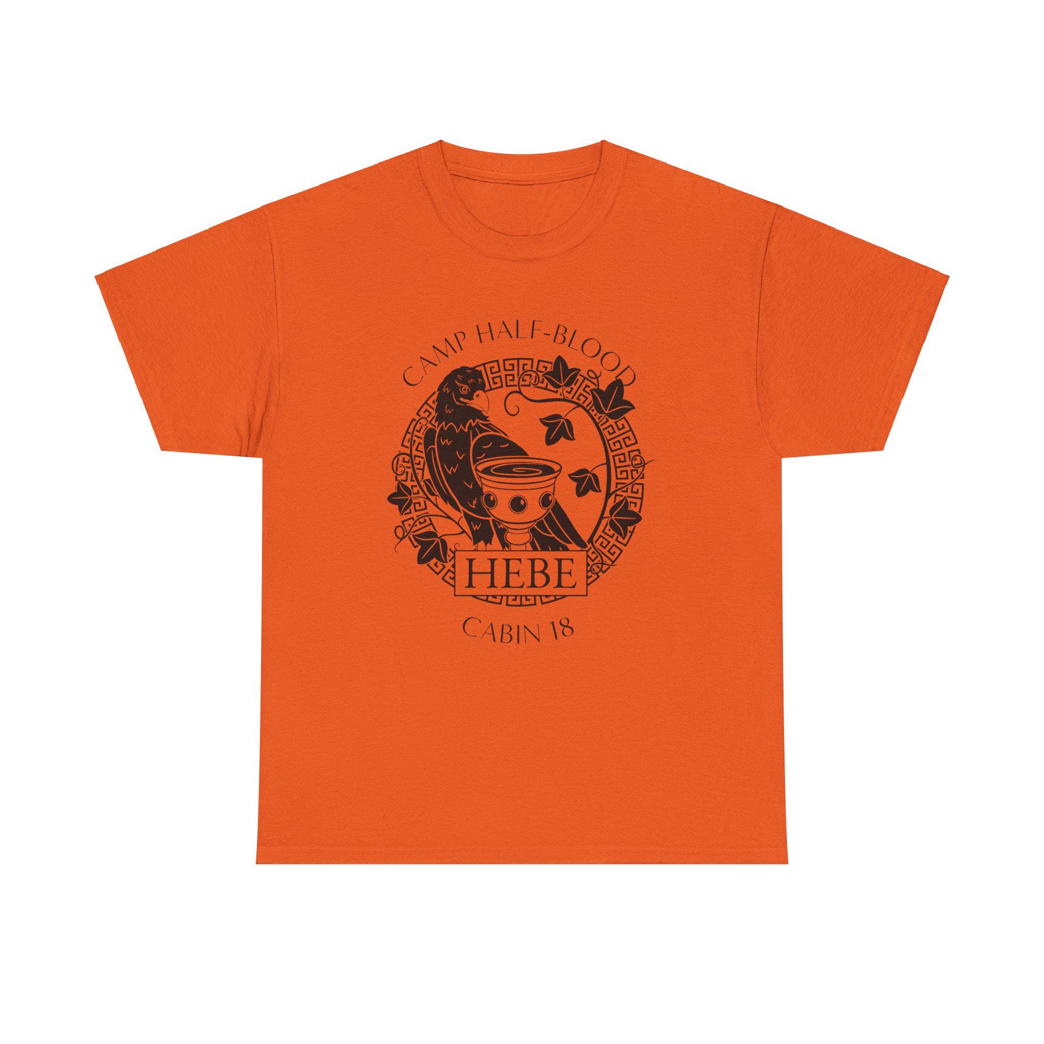 Cabin 18 Hebe T-shirt (bright Orange) - Etsy