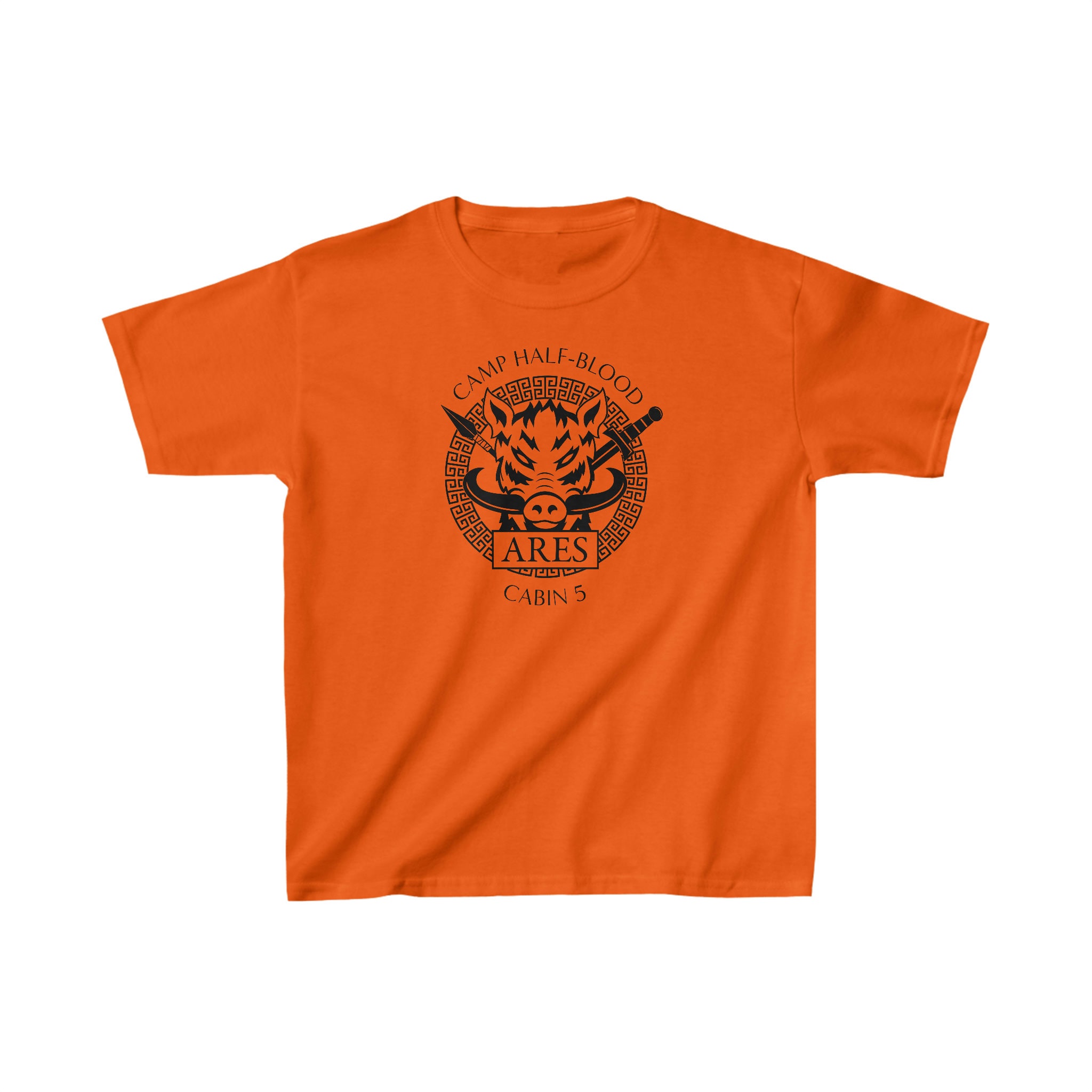 Camp Half Blood Cabin 5 Ares Childrens T-Shirt - Davson Sales