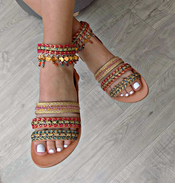 gypsy boho sandals