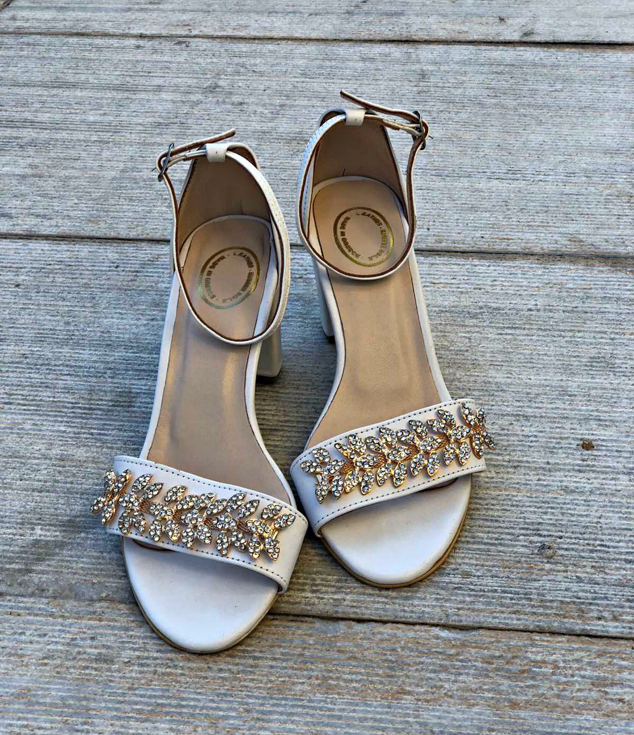 Unique Wedding Shoes Block Heel White Block Heel, Wedding White Shoes ...