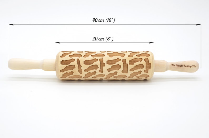 Driver gift Car Ornaments engraved rolling pin by laser Cars Silhouette rolling pin embossing rolling pin Rolling pin for a kids gift
