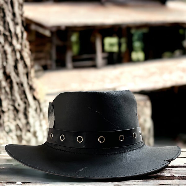 RDR John Leather Hat, Cosplay Quality, Birthday PRESENT RDR Fans Cosplay Replica, Gamer Birthday Gift for Him, Adult Son or Father
