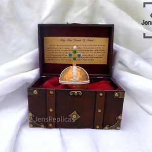 Holy Hand Grenade Deluxe Special Edition with Royal Red Lining, Gift for Adult Son, Gift for Husband, Handmade Birthday Gift image 4