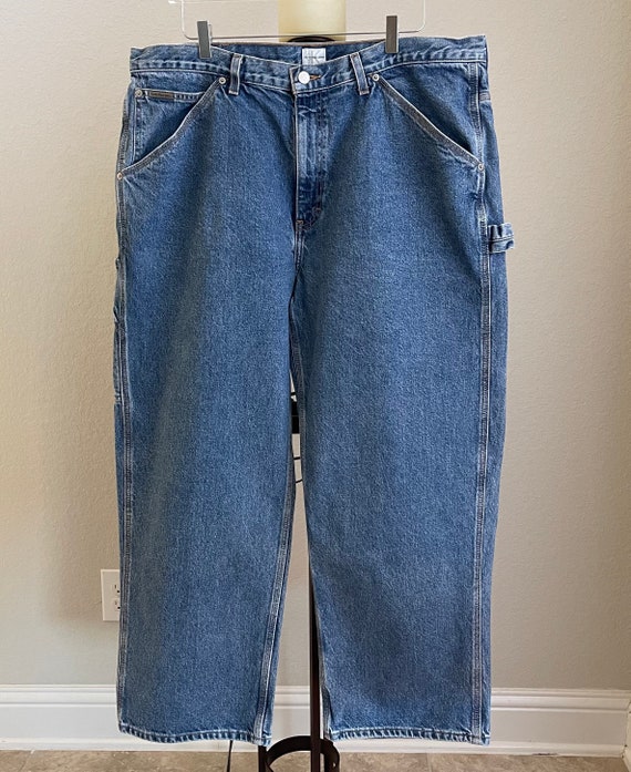 Calvin Klein Worker Jeans, 40x30, Stonewash, Carpe