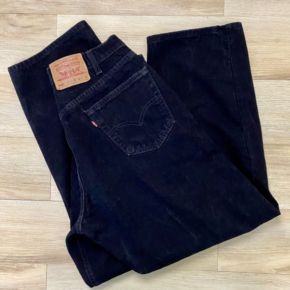 Levi’s 565 Men’s 90’s Loose Fit Baggy Wide Leg Bla