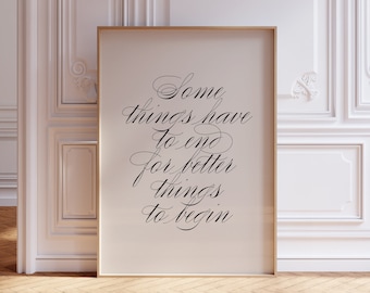 Inspirational Quote Print: Trendy Retro Typography Wall Art, Daily Reminder Print (Digital Download)