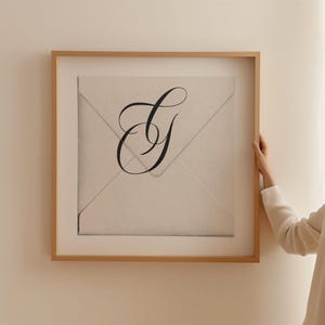 Calligraphic Letter G wall art, Initial poster, Letter G Print, Alphabet print, Letter Sign, Monogram poster, Printable Letter poster