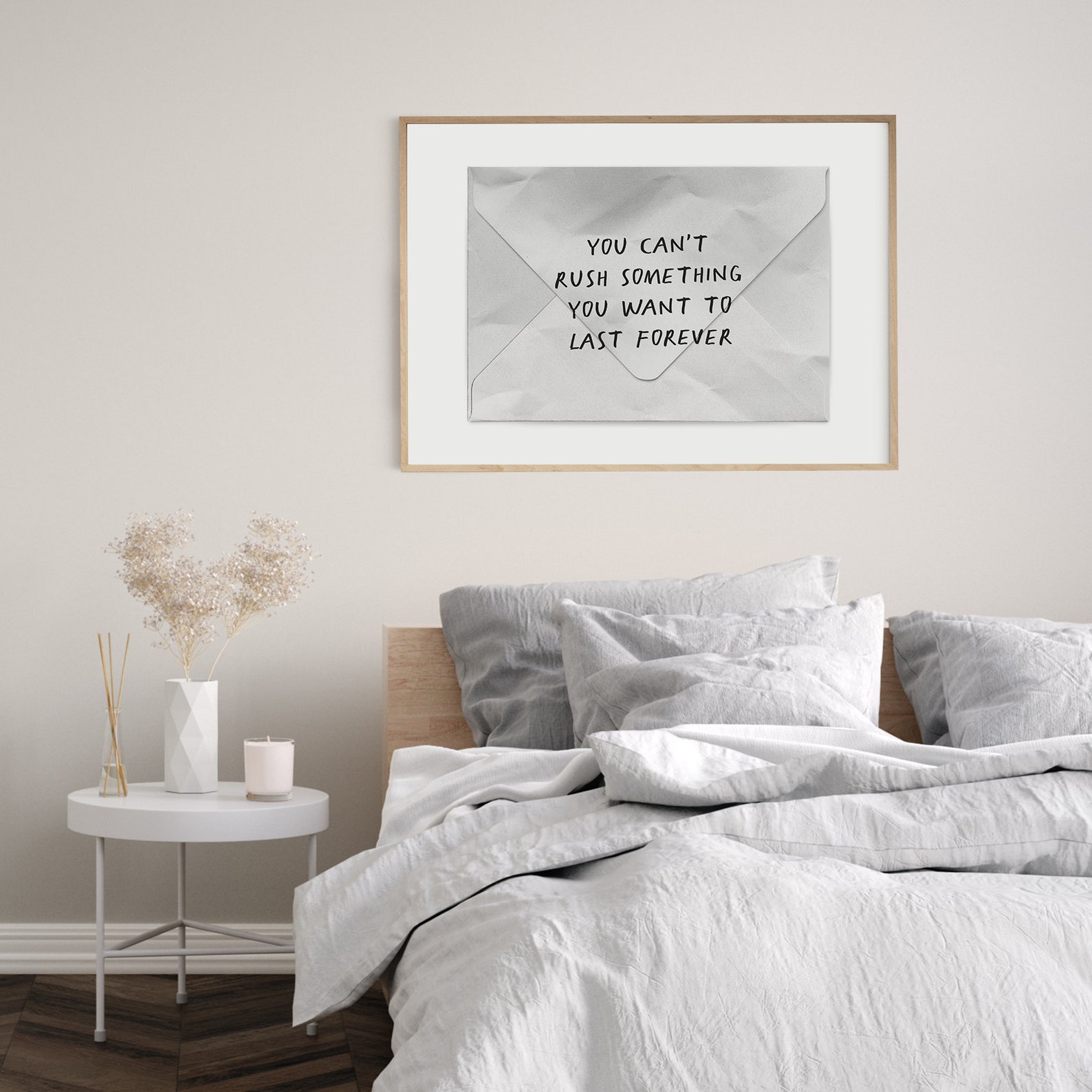 Personalized Poster Custom Text Poster Text on Envelope Etsy