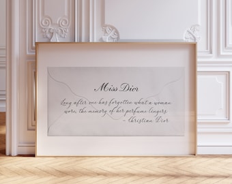 Fashion inspired wall art, Trendy wall art, Handwritten quote, Retro prints, Envelope poster, Black and white, Aesthetic room decor