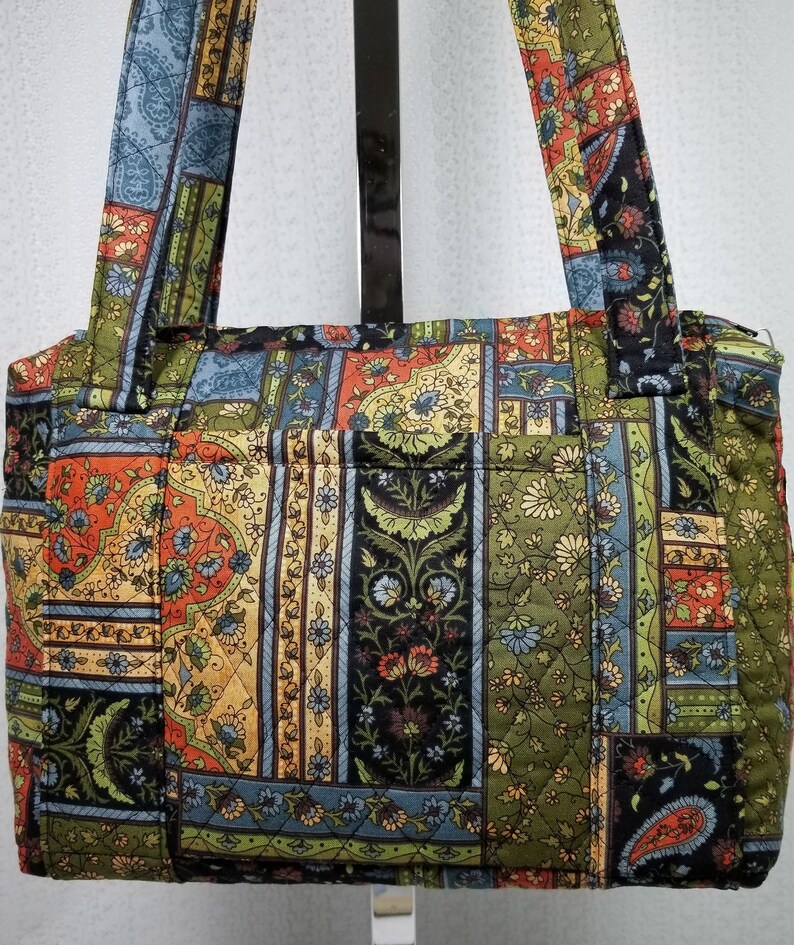 Quilted Purse Quilted Handbag Fabric Handbag Homemade Etsy