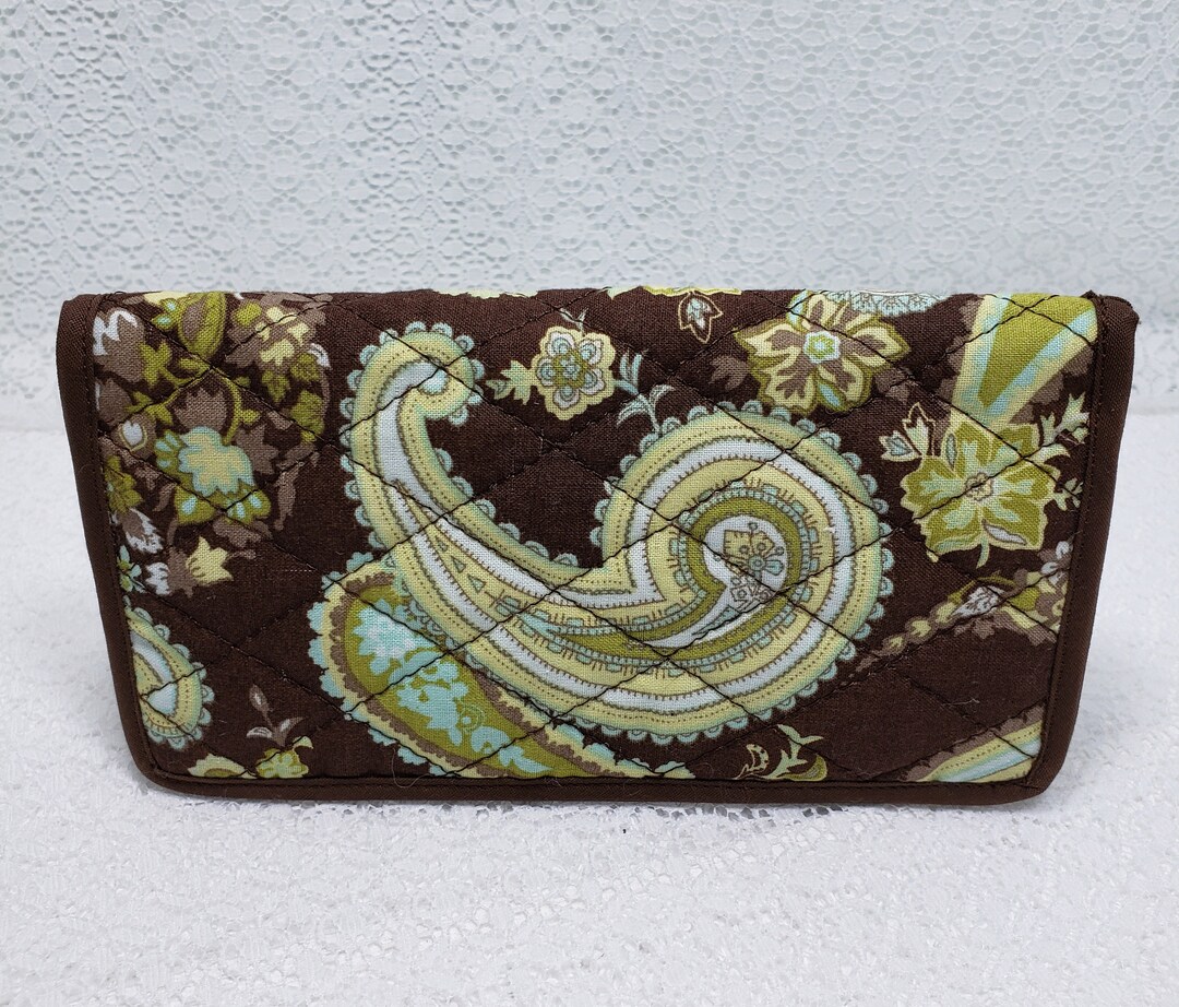 Quilted Checkbook Cover, Checkbook Holder, Checkbook Record, Checkbook