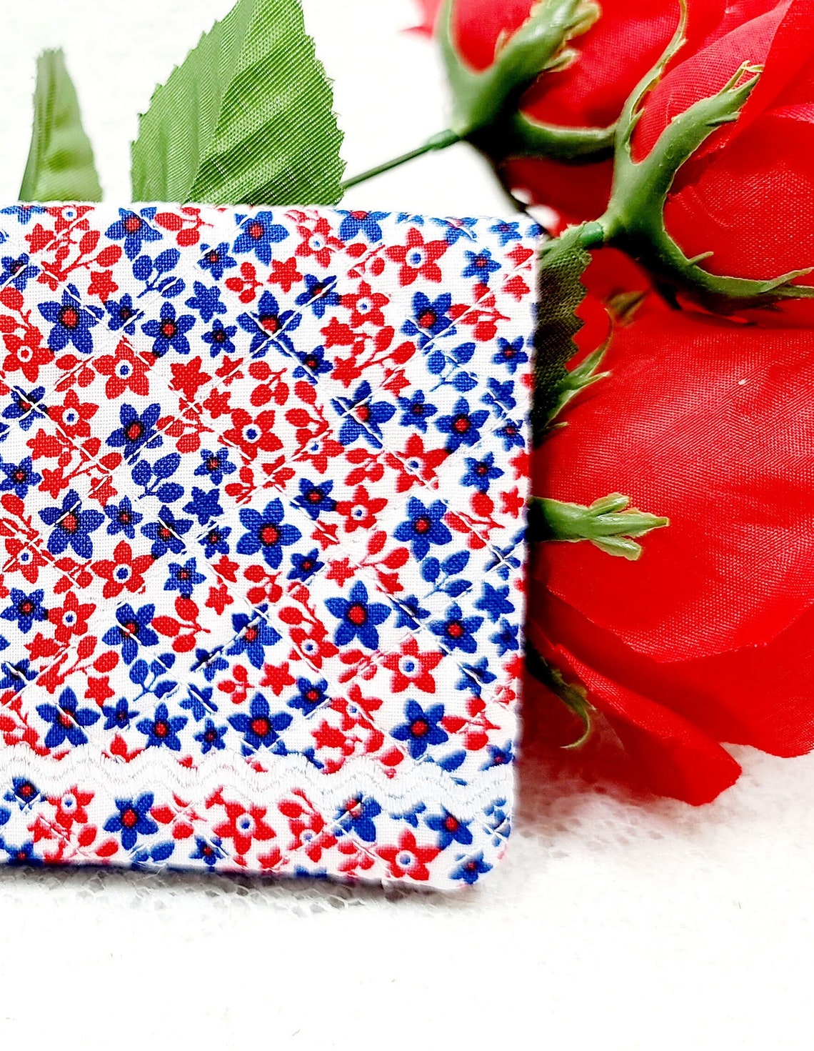 Quilted Checkbook Cover Flag Quilted Checkbook Cover Etsy