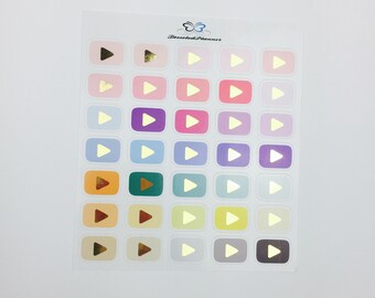 Youtube play button | Etsy