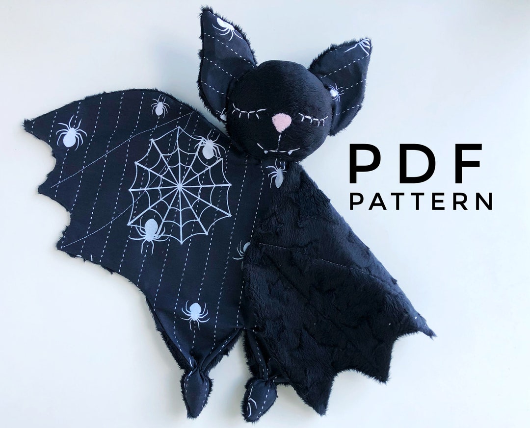 PDF Bat Lovey Sewing Pattern, Pdf Bat Toy Tutorial XMD - Etsy