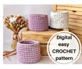 SUPER easy DIY Crochet basket Pattern, Crochet Planter Pattern, small storage crochet basket Pattern, pdf video Crochet basket pattern. CBD product logo