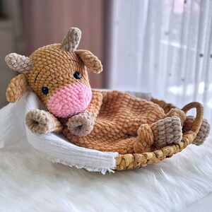 Schema per coccolare una mucca delle Highlands all'uncinetto: Amigurumi Lovey (schema PDF) immagine 4