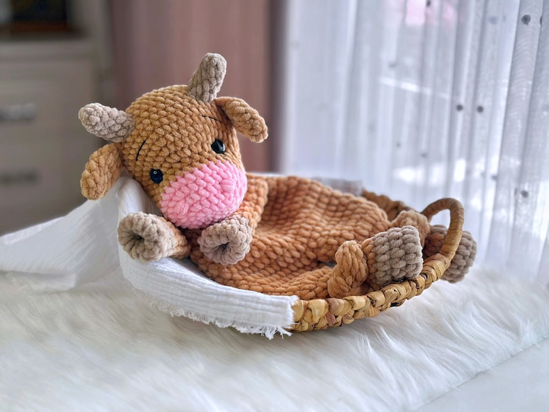 Schema per coccolare una mucca delle Highlands all'uncinetto: Amigurumi Lovey (schema PDF) immagine 4