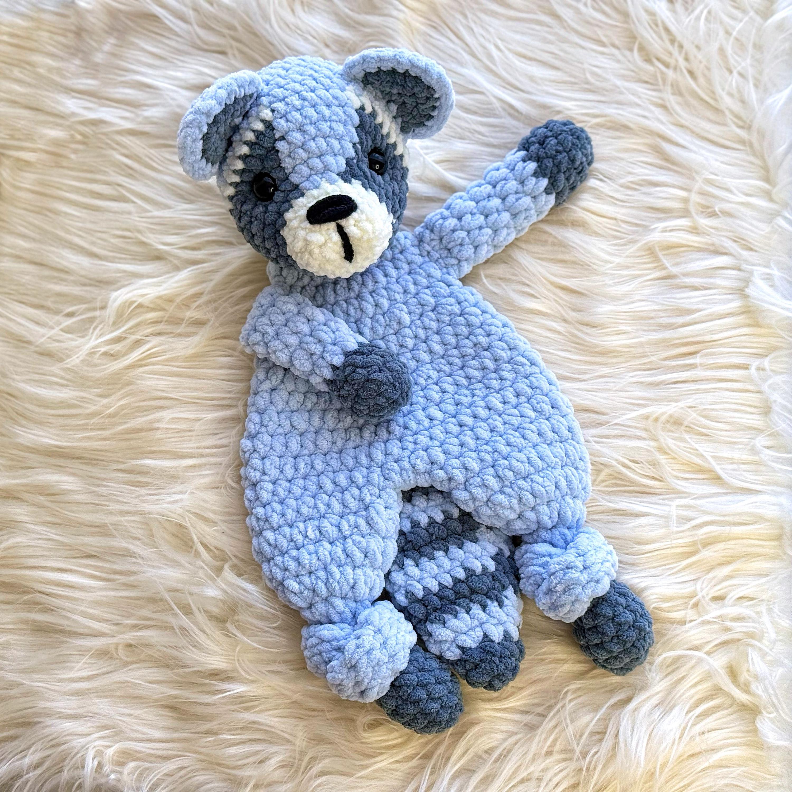 Easy Racoon Crochet Pattern Crochet Raccoon Lovey Pattern: Beginner Snuggler (PDF Pattern) - Etsy