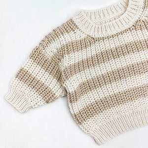 Knitting pattern baby jumper. Knit pattern baby sweater. Newborn knit pattern. BM