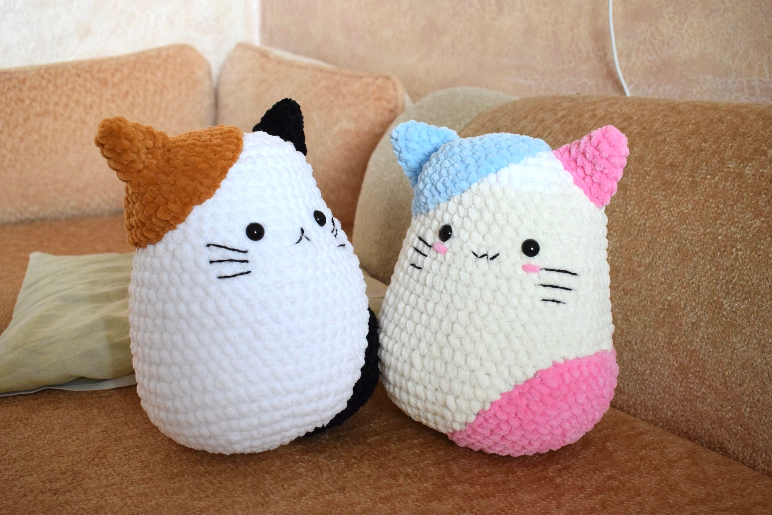 Crochet Cat Pattern Plush Cat Pattern Amigurumi Cat Pattern Etsy