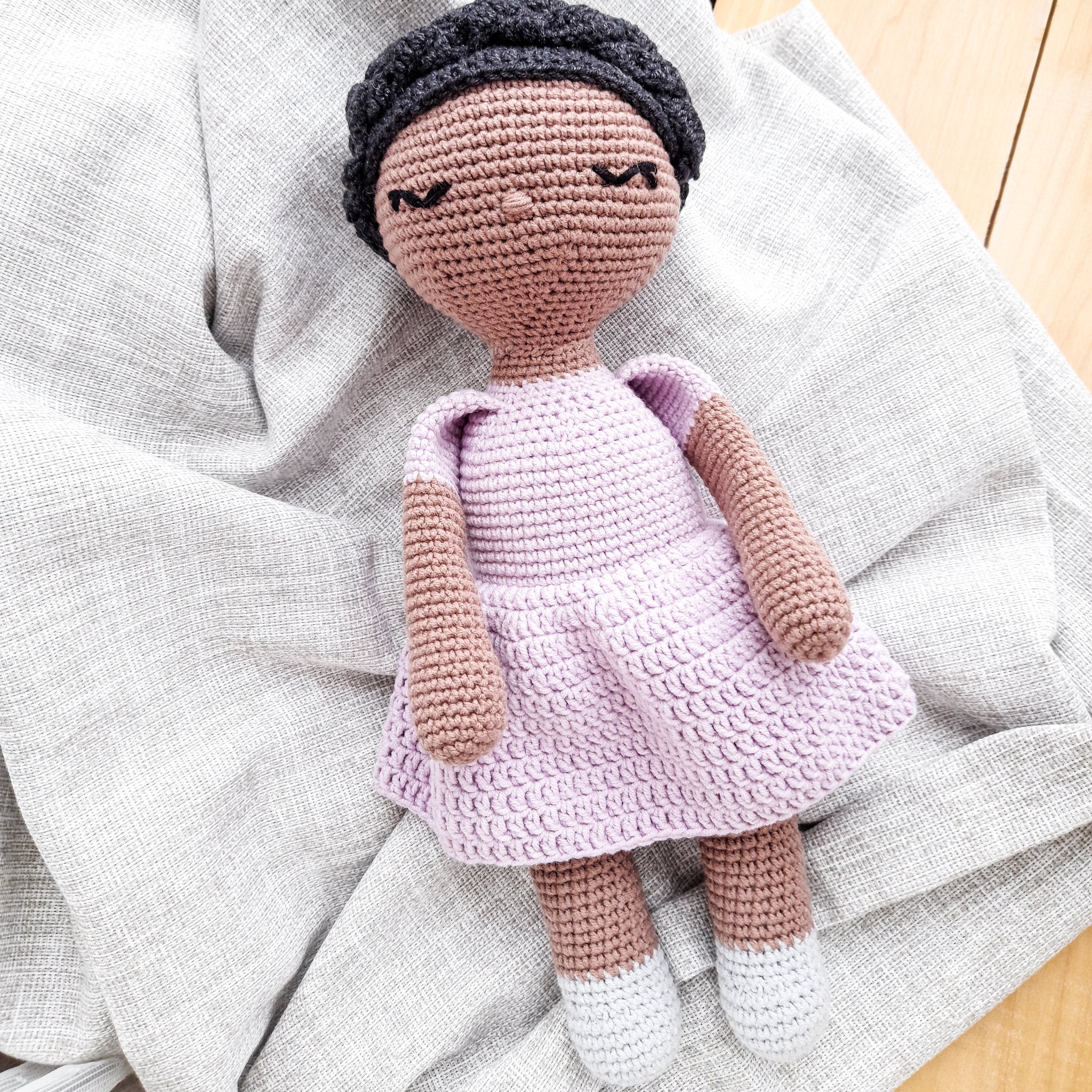 Crochet Sleeping Doll Pattern Amigurumi PDF Pattern. Etsy