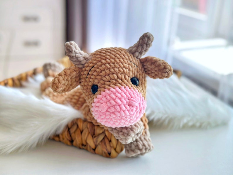 Schema per coccolare una mucca delle Highlands all'uncinetto: Amigurumi Lovey (schema PDF) immagine 3