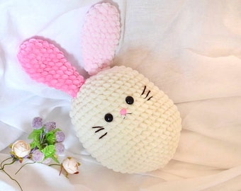Modèle de lapin au crochet Modèle de lapin de Pâques Amigurumi Modèle de squishmallow au crochet CT