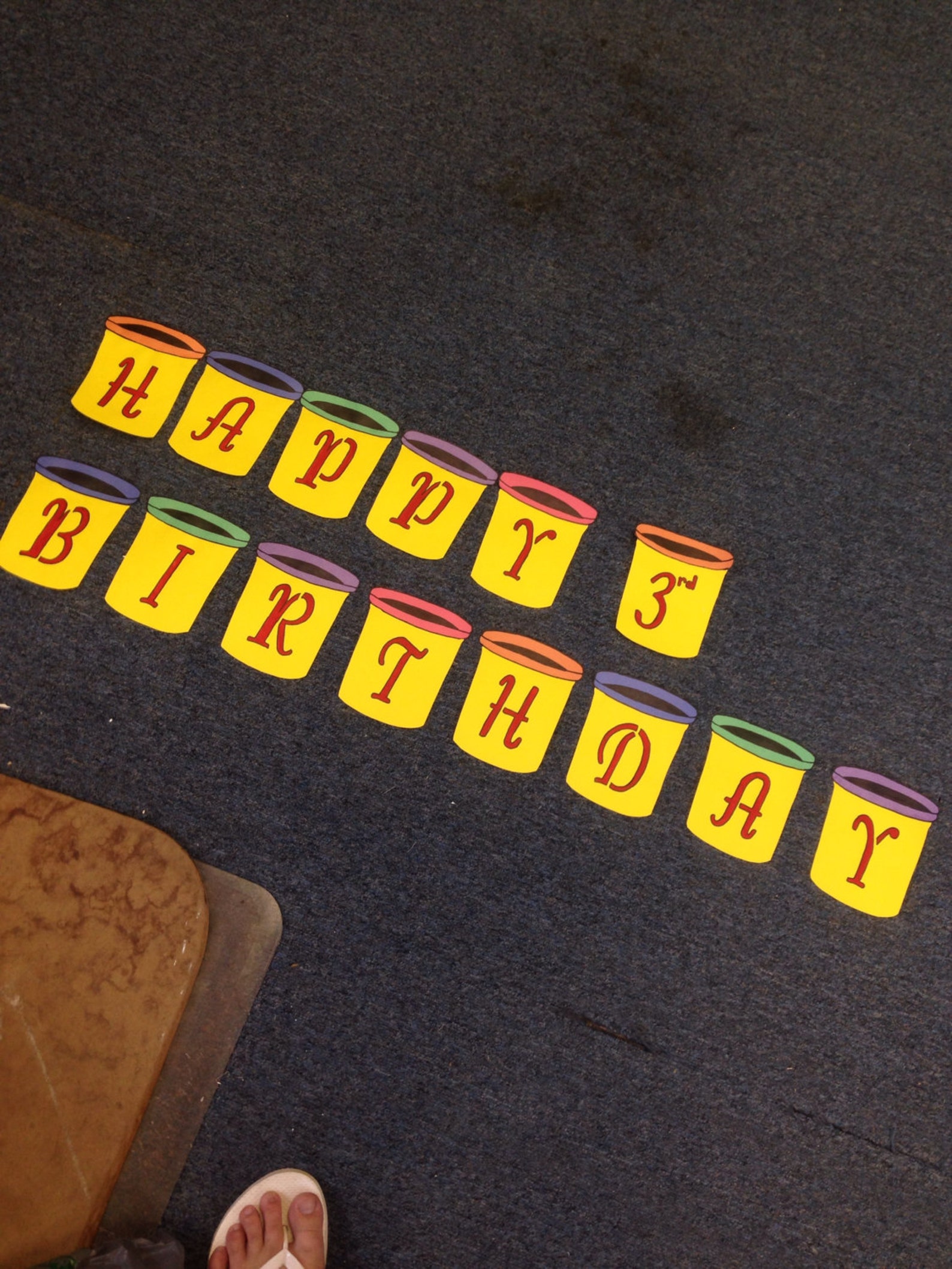 Play Doh Happy Birthday Banner | Etsy