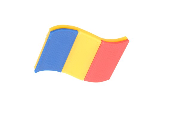 Flag Of Romania. Romanian National Symbol In Official Colors. Template - Foto 4