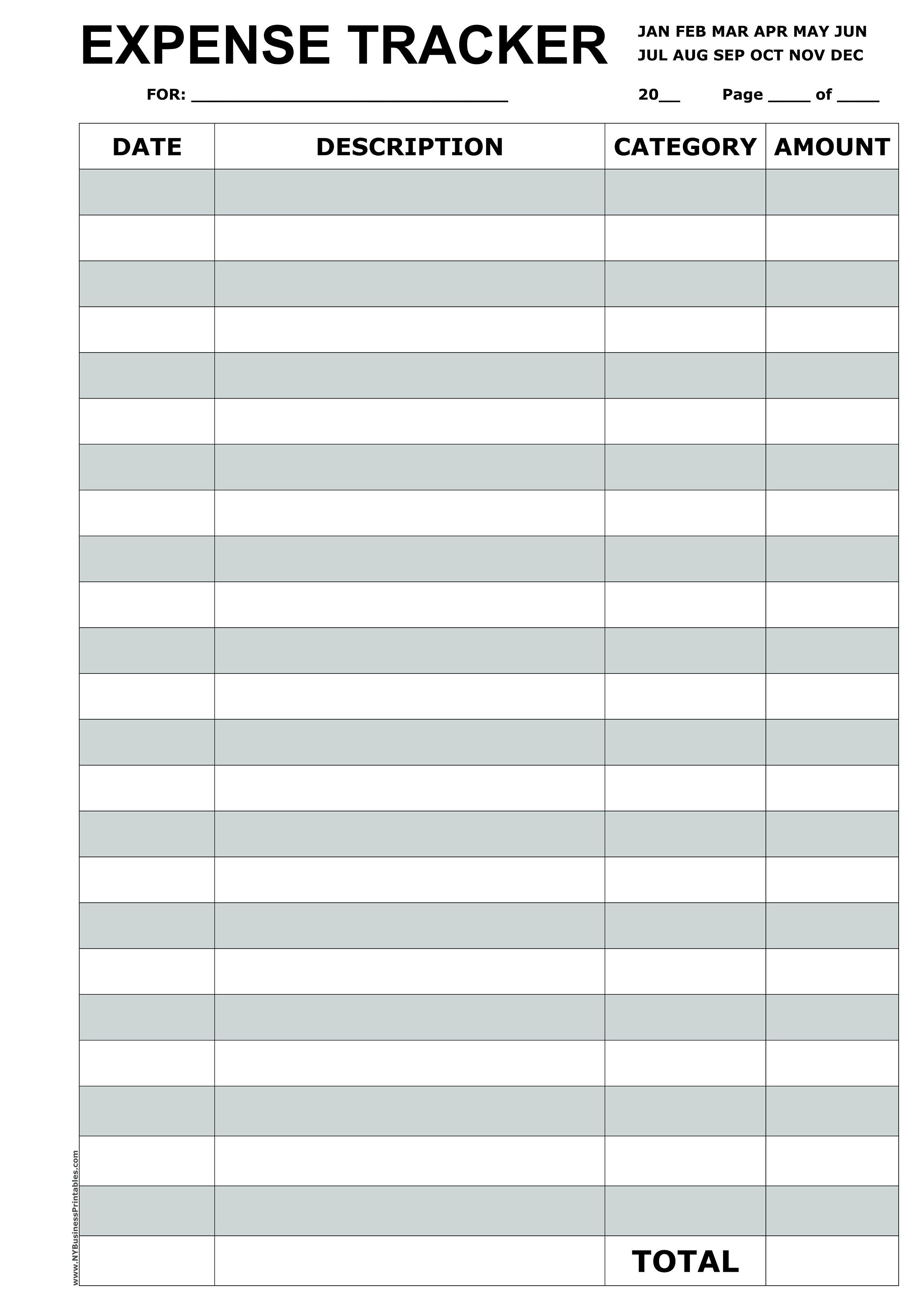 Expense Tracker V2 Printable, A5, Take Control of Finances. Do Not ...