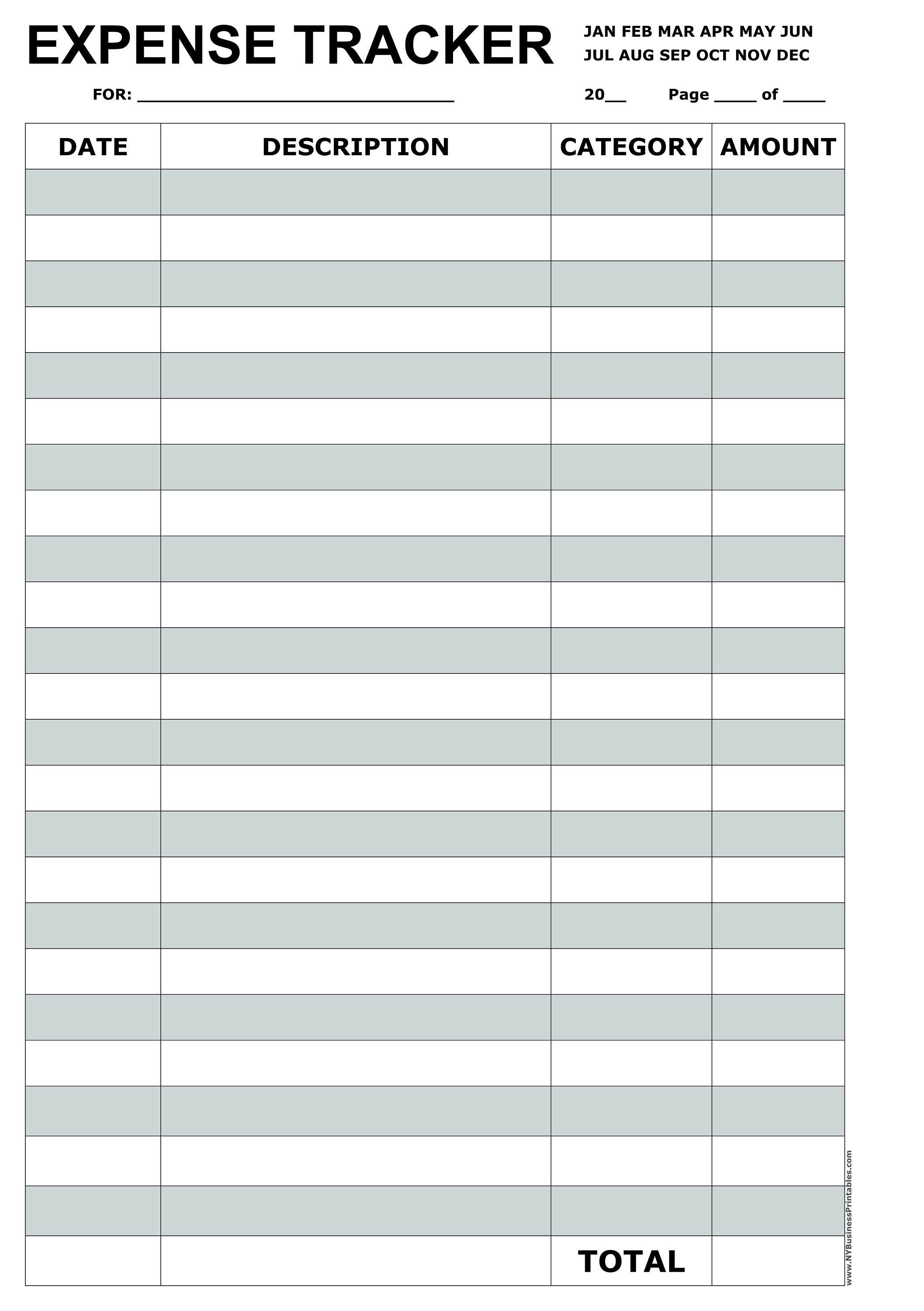 Expense Tracker V2 Printable, A5, Take Control of Finances. Do Not ...