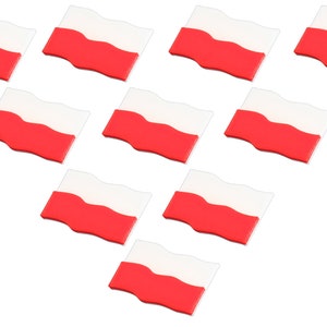 10 Pack Thank You Poland Pin for Standing with Ukraine, Polish Flag Pin, Poland Flag Pin, Made in USA