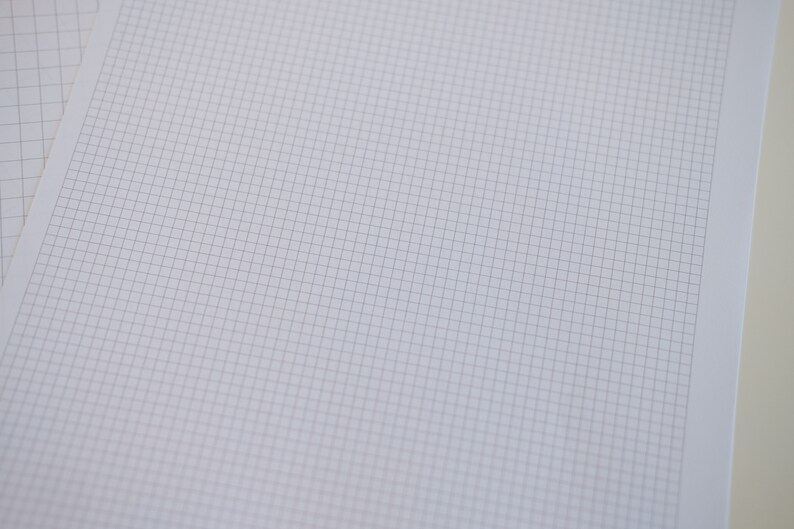 A4 Graph Paper Printable Pack, Coordinate & Engineer Paper, Multiple ...